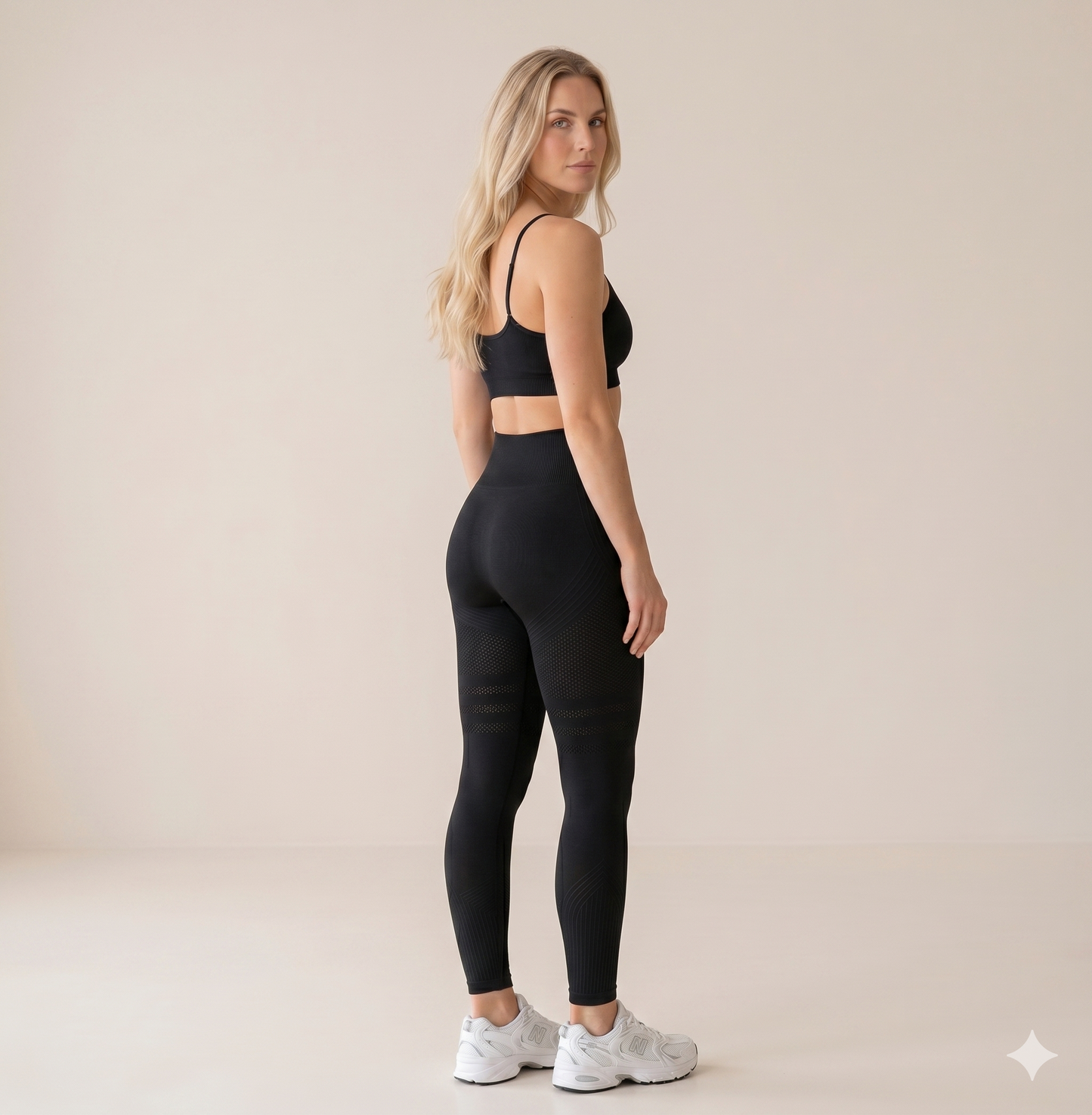 Legging Sculptant Taille Haute - Noir
